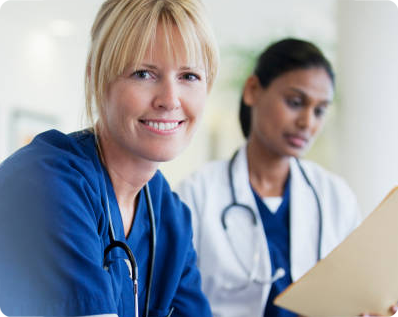 Health care professionals representing hospitals and clinics supported by InfuSystem biomedical services.